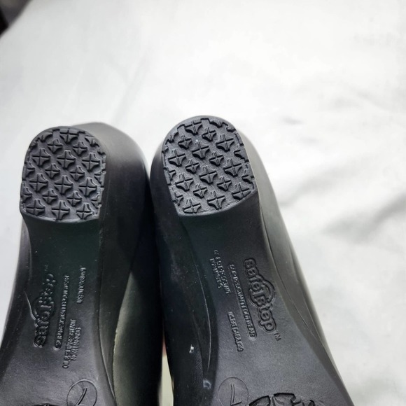 Predictions Safe Step Slip Resistant Work Shoe Womens Size 7 Black Mary Janes - Picture 7 of 10